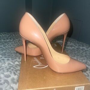 Christian Louboutin Blush Pink Stiletto Heels